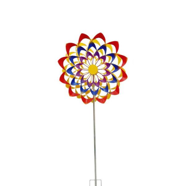 Blumen Windmühle Handgemachte magische Windspiel Garten Deko