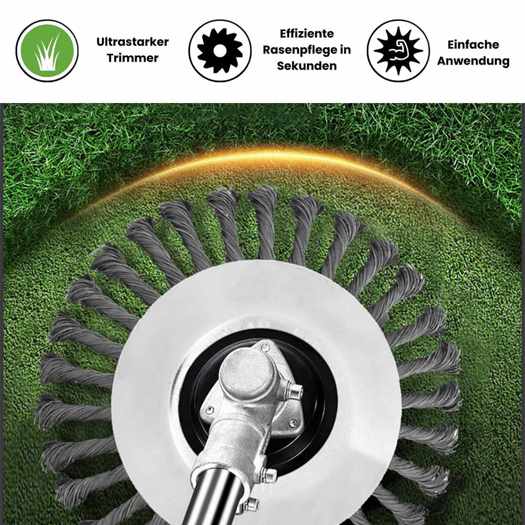 Der unzerstörbare Rasentrimmer für müheloses Trimmen