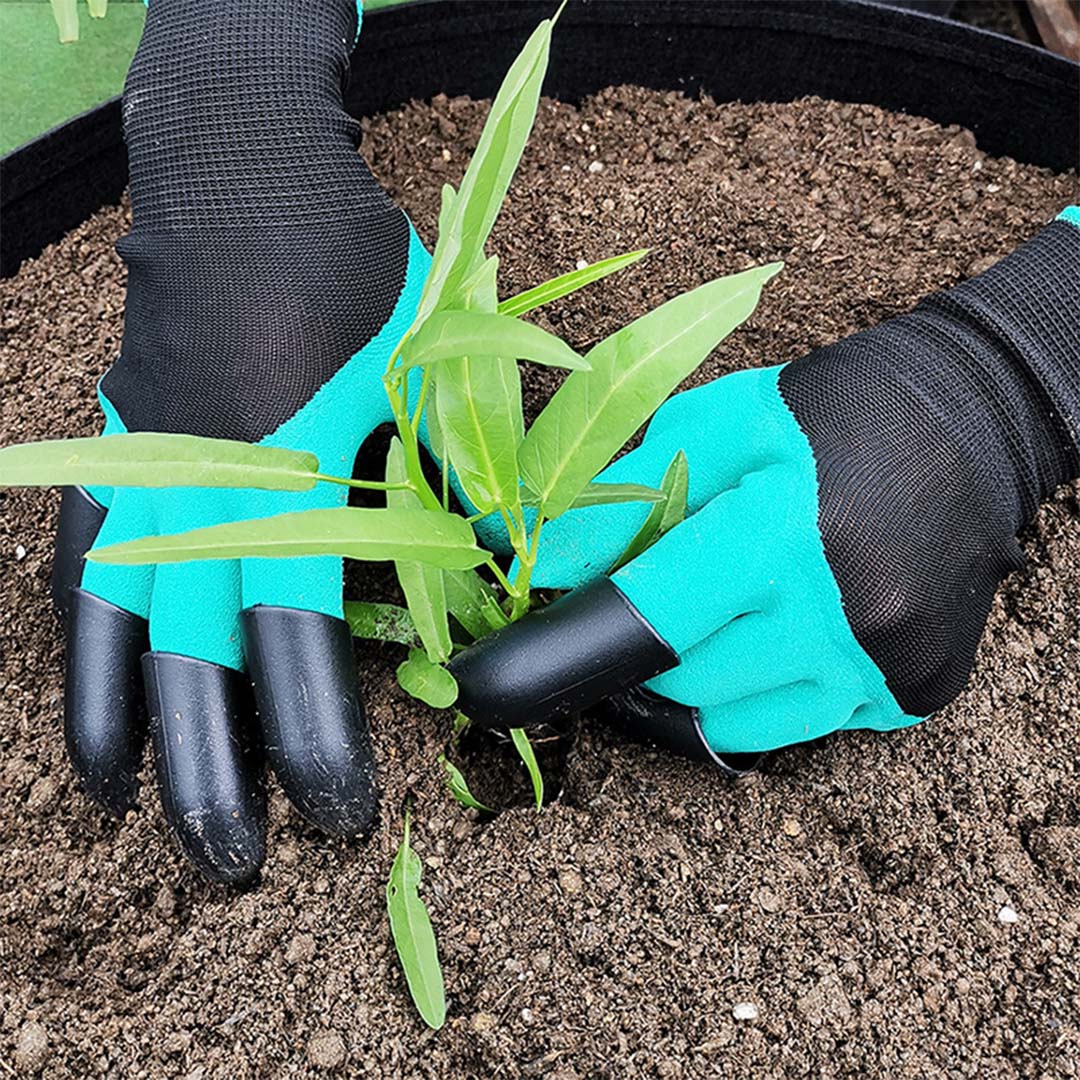 Gartenhandschuhe mit Krallen Schutz vor Dornen zum Pflanzen und Umgraben