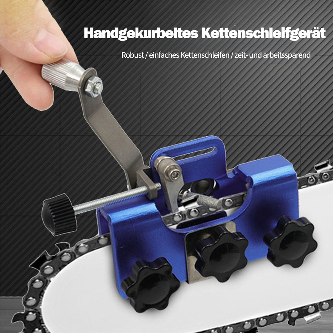 Manuelle Kettenschärfgerät mit Kettenklemme für Motorsägen