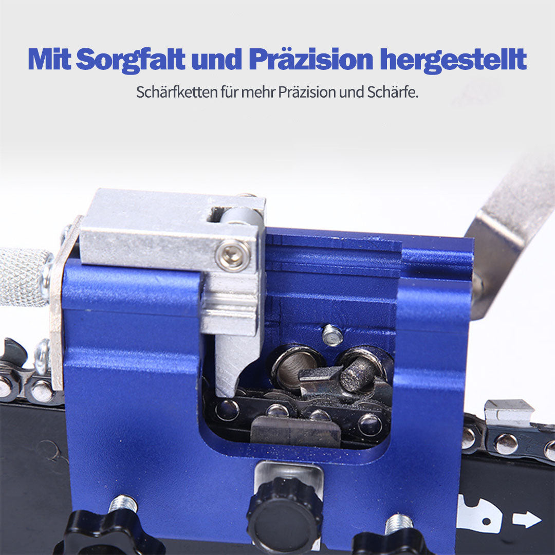 Manuelle Kettenschärfgerät mit Kettenklemme für Motorsägen