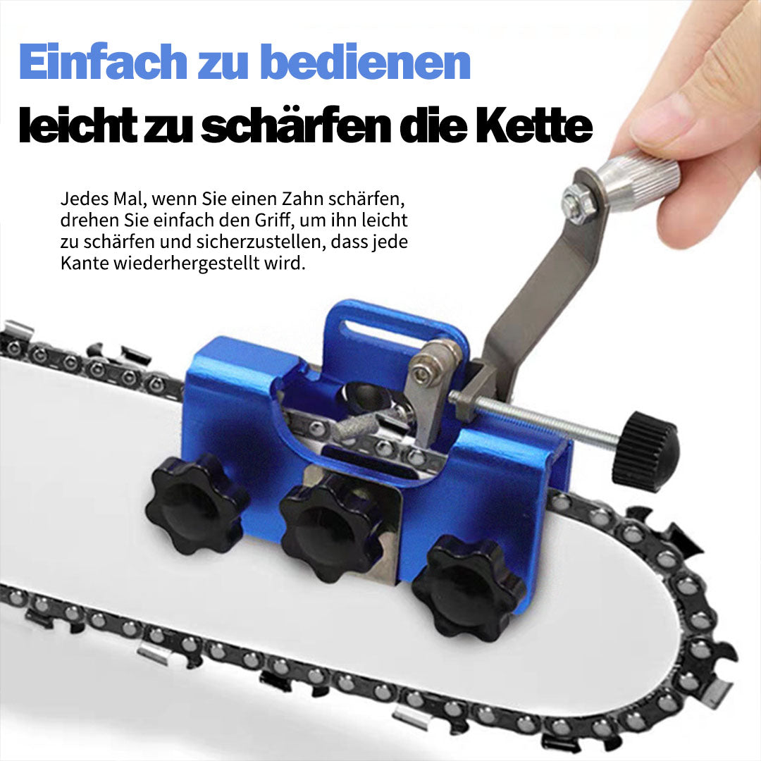 Manuelle Kettenschärfgerät mit Kettenklemme für Motorsägen