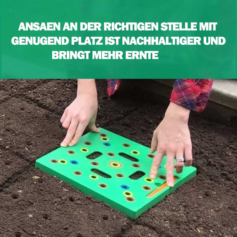 Pflanzhilfe mit Pflanzabstand-Markierung Gartenbuddy für Gemüse