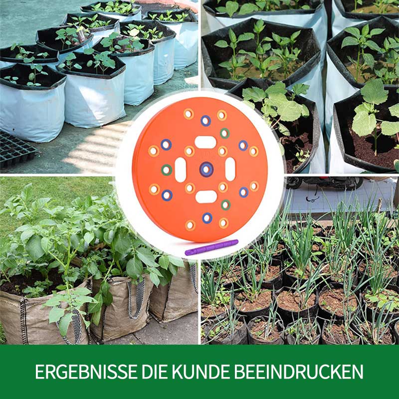 Pflanzhilfe mit Pflanzabstand-Markierung Gartenbuddy für Gemüse