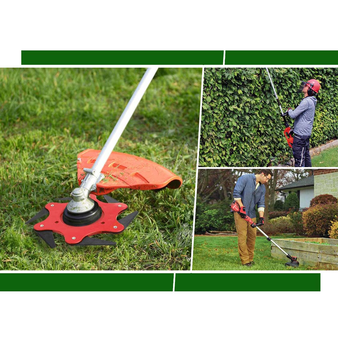 Rasentrimmer Original Trimmer mit 6-Blatt Messer