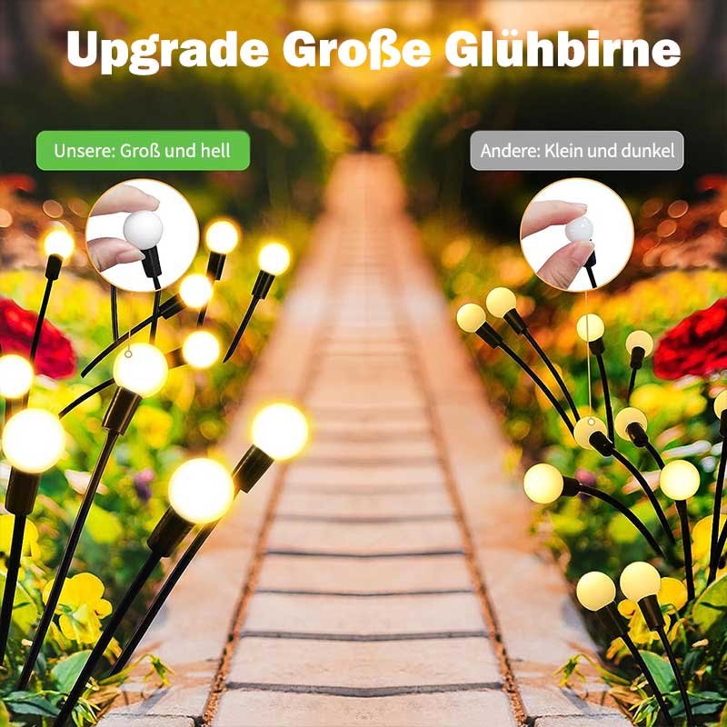 Solar Firefly Lichter für Garten mit Schwingeffekt
