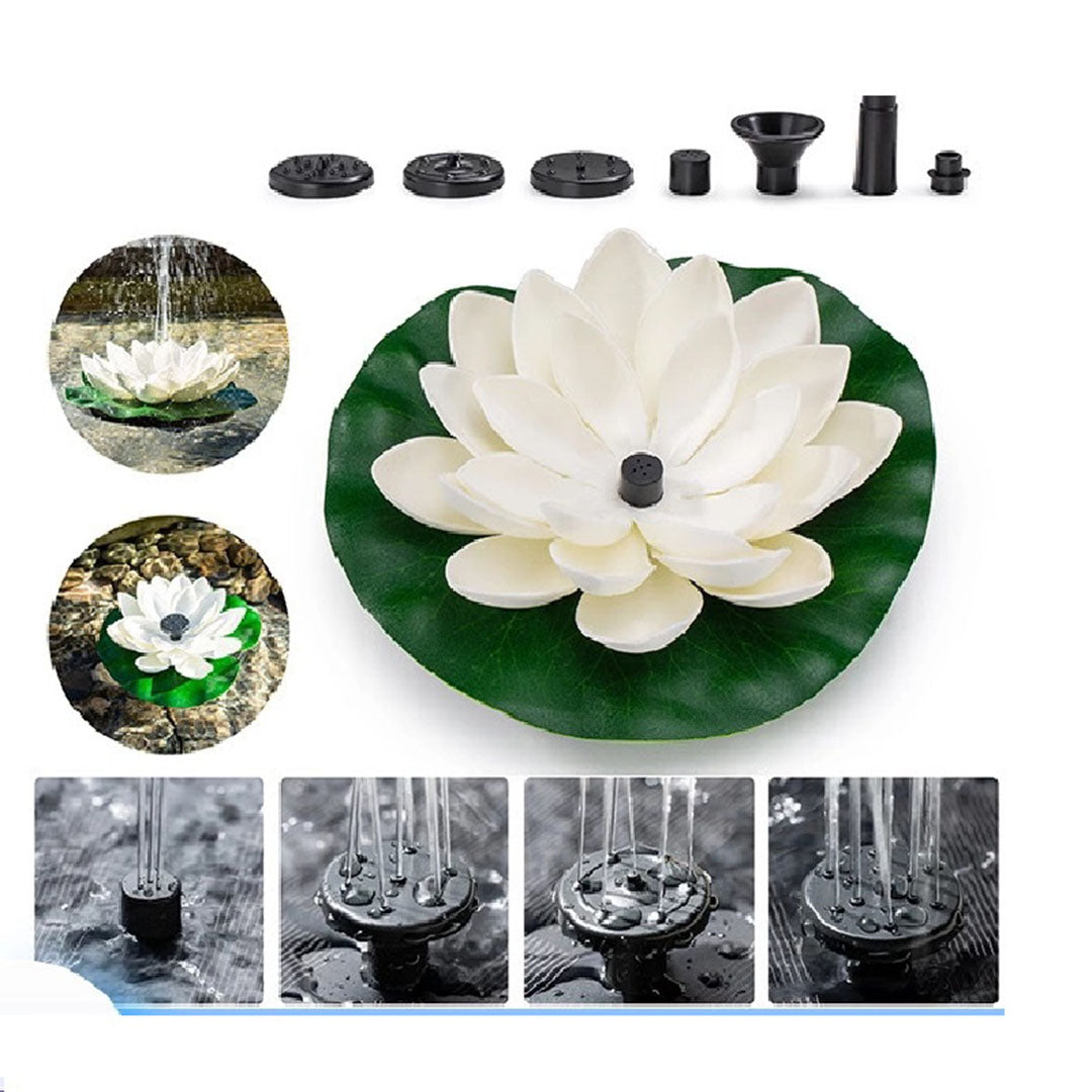 Solarbrunnen Lotus Automatische Gartenspringbrunnen
