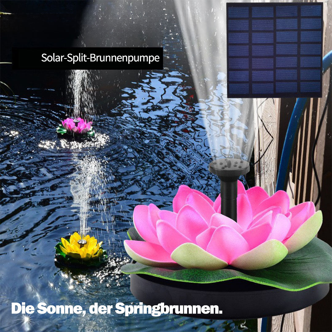 Solarbrunnen Lotus Automatische Gartenspringbrunnen