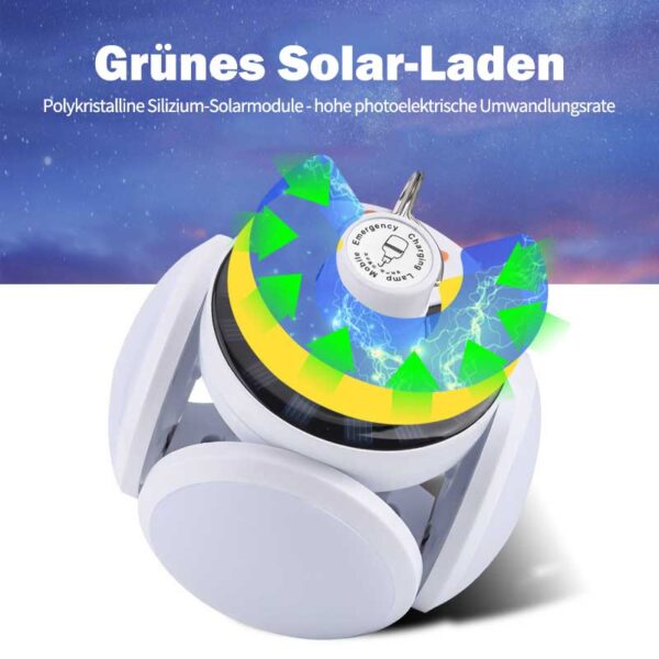 Solar Polygon Lampe Outdoor LED G360 Laterne für Garten
