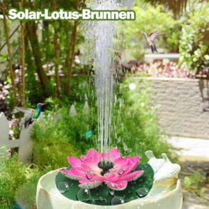 Solarbrunnen Lotus Automatische Gartenspringbrunnen