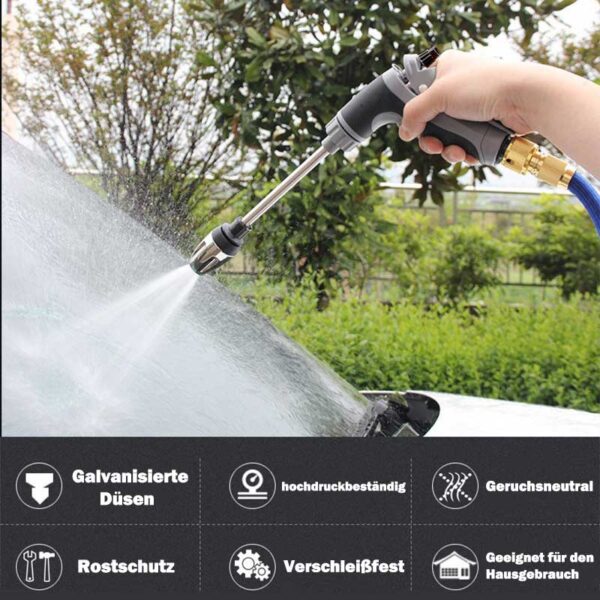 Turbowasher Hochdruck Wasserpistole für jeden Gartenschlauch – Bild 3