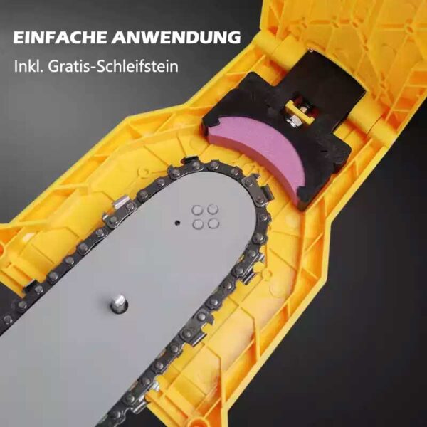 UltraSaw Universal Kettenschärfer Profi Schleifgerät mit Führung für Motorsäge